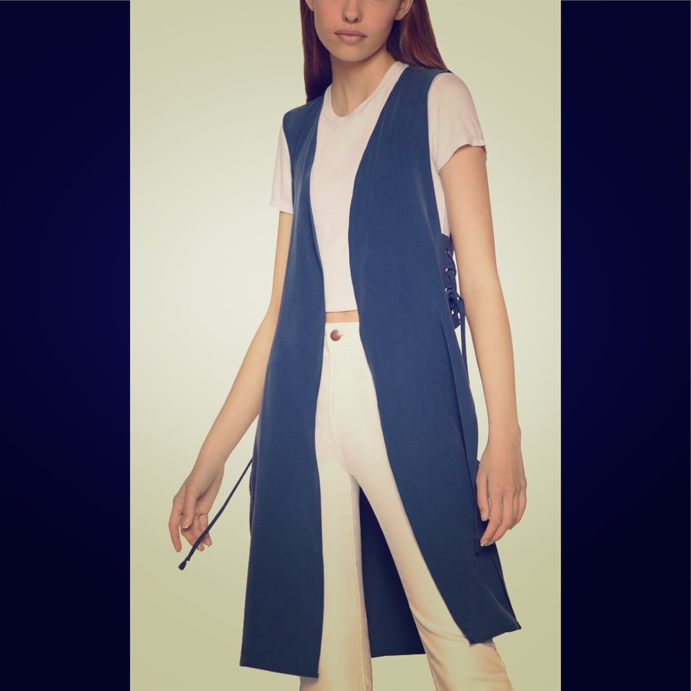 BCBGeneration Lace Up Side Vest